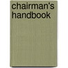 Chairman's Handbook door Reginald Francis Douce Palgrave
