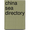 China Sea Directory by J .D. Potter