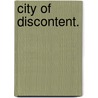 City of Discontent. door Mark Harris