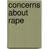 Concerns About Rape