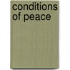 Conditions of Peace door Edward Hallett Carr