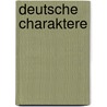 Deutsche Charaktere door Richard Moritz Meyer