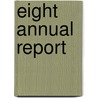 Eight Annual Report door Boston Board of Trade