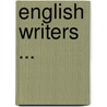 English Writers ... door henry morley