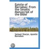Epistle Of Barnabas door Samuel Sharpe