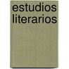 Estudios Literarios door Antonio C�Novas Del Castillo