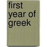 First Year of Greek by James Turney Allen