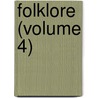 Folklore (Volume 4) by Joseph Jacobs