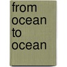 From Ocean To Ocean door Books Group