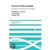 Generic Polynomials door Noriko Yui