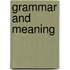 Grammar And Meaning