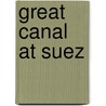Great Canal at Suez by Percy Hetherington Fitzgerald