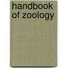 Handbook Of Zoology door Jan van der Hoeven