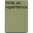 Hints On Repentence