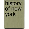 History of New York door Washington Washington Irving