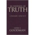 In Defense Of Truth
