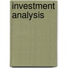 Investment Analysis door Warren Brussee