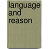 Language And Reason door Friedrich Max M?ller