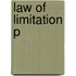 Law Of Limitation P