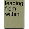 Leading From Within door Robert Pater