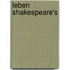 Leben Shakespeare's door Robert Hessen