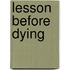 Lesson Before Dying