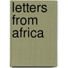 Letters From Africa door Cynthia Wales Tuthill
