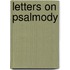 Letters On Psalmody