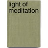 Light of Meditation door Venerable Kunchog