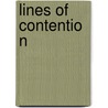 Lines of Contention door P.J. Huff