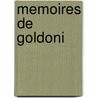 Memoires De Goldoni door Moreau