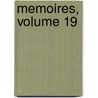 Memoires, Volume 19 door D. Soci T. Histori