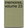 Memoires, Volume 23 door D. Soci T. Histori
