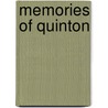 Memories Of Quinton door Bernard Taylor