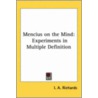 Mencius On The Mind by Ivor A. Richards