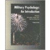 Military Psychology door Jeremiah A. Cronin