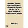 Military of Belgium by Books Llc