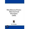 Miscellaneous Poems by W.H. Sadler
