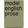 Model English Prose door George Rice Carpenter