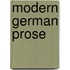 Modern German Prose