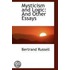 Mysticism And Logic