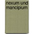 Nexum Und Mancipium