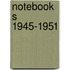 Notebooks 1945-1951