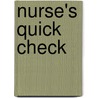 Nurse's Quick Check door Springhouse