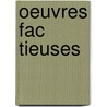 Oeuvres Fac Tieuses by No L. Du Fail