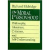 On Moral Personhood door Richard Eldridge