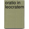 Oratio in Leocratem by Lycurgus