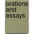 Orations And Essays