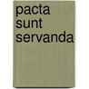 Pacta Sunt Servanda by Morita Carrasco