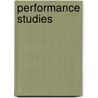 Performance Studies door John Peck